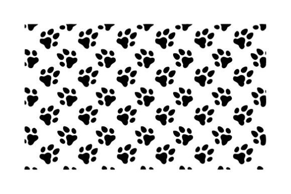 Animal Paw Pattern for Embroidery Projects