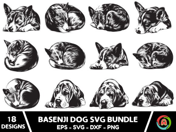 Basenji Dog Sleeping Svg Bundle Review