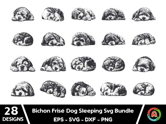Bichon Frisé Dog Sleeping Svg Bundle Review