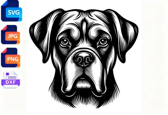Cane Corso Dog Head Embroidery Design Review