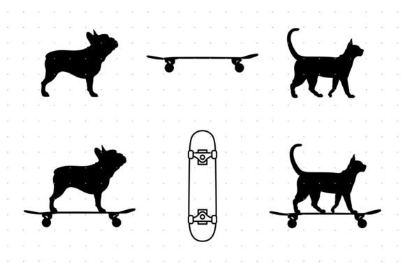 Cat and Dog Skateboarding SVG Review