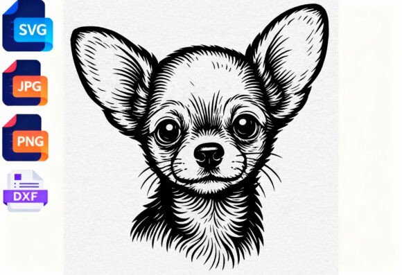 Chihuahua Dog Portrait SVG Cut File Review