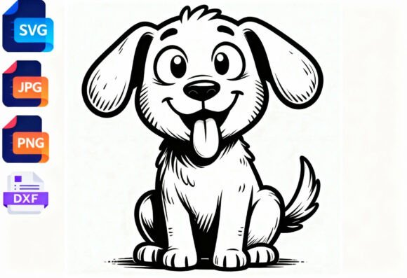 Cute Dog Cartoon SVG Clipart Review