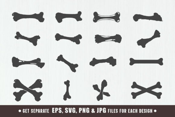 Dog Bone Svg Silhouettes -V02 Review