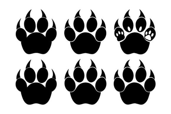 Dog Paw SVG Bundle for Embroidery Projects