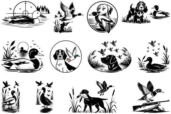 Duck Hunting Svg
