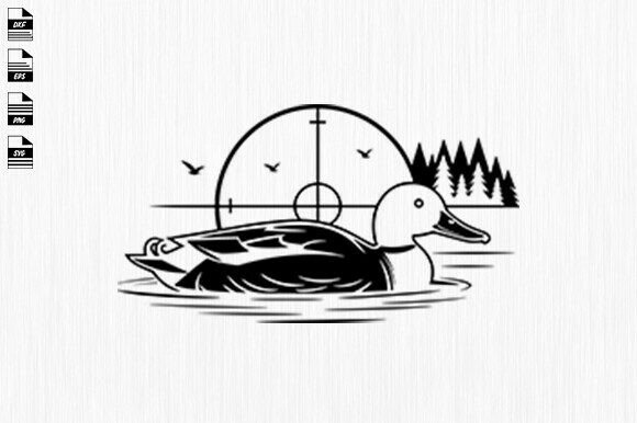 Duck Hunting Svg