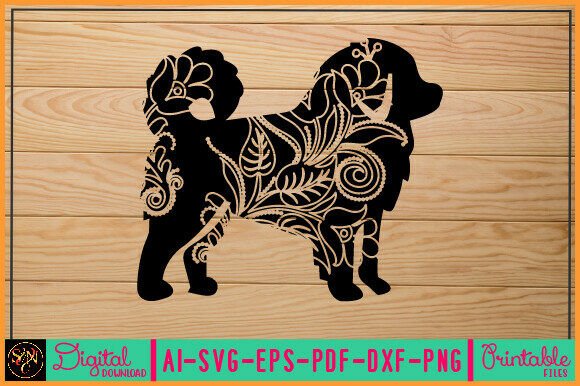 Flower Dog Animal SVG Vector 16 Review