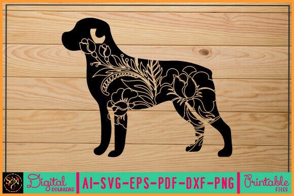 Flower Dog Animal SVG Vector 48 Review