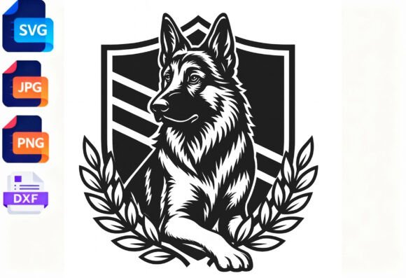 German Shepherd Crest SVG Dog Breed Review