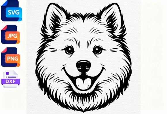 Happy Dog Face SVG Clipart Review