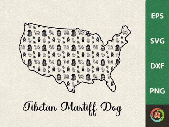 Tibetan Mastiff Dog Map Svg Review